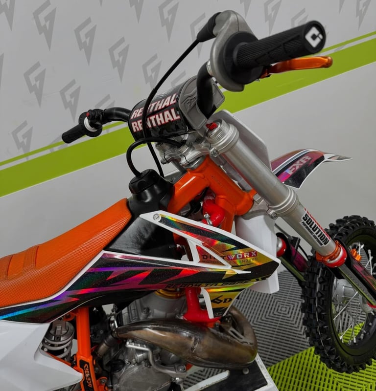 KTM SX 50 2023, HGS exhaust, VHM head