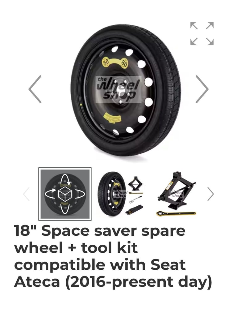 image for VAG group ( vw..Seat..Audi ) Spare wheel kit