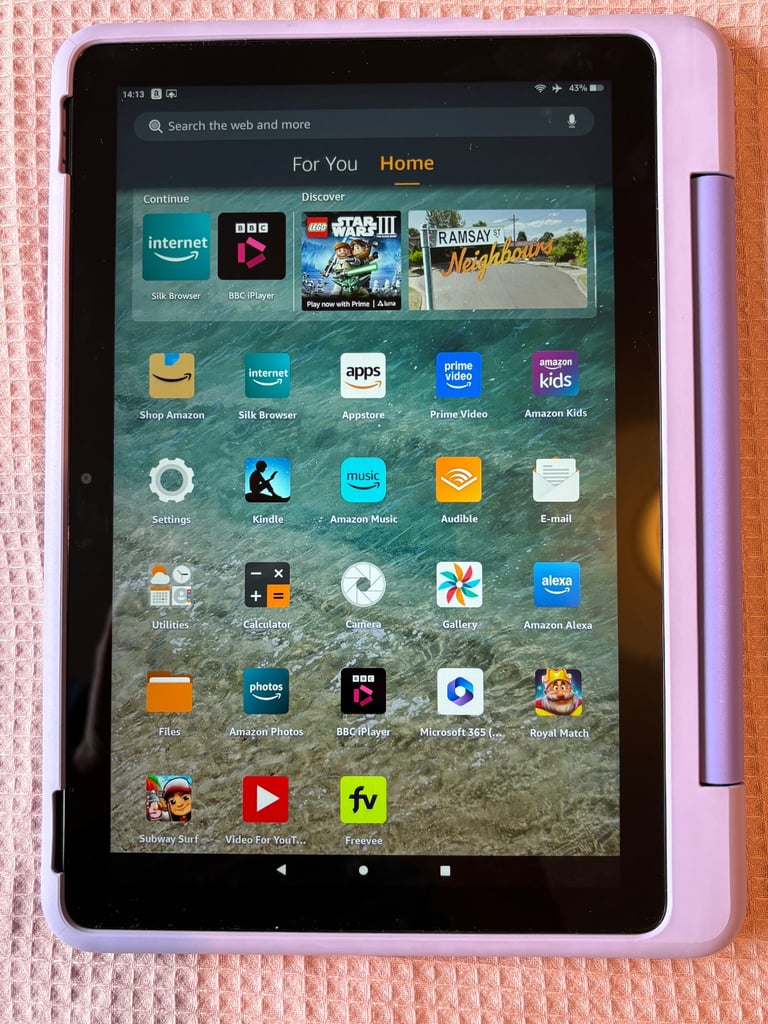 image for Amazon Fire HD 10 Kids Pro tablet (newest gen) ages 6-12, with case