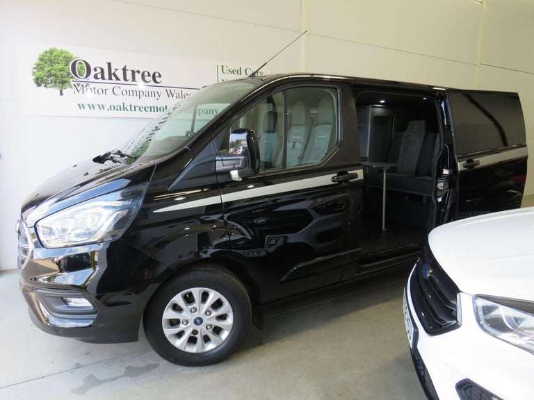 FORD TRANSIT CUSTOM 300 Limited Camper Van - Day Van - Motohome Black Manual Die