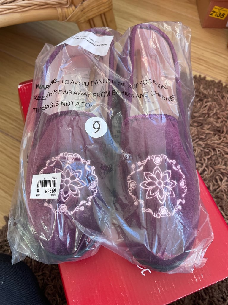 image for Brand new slippers