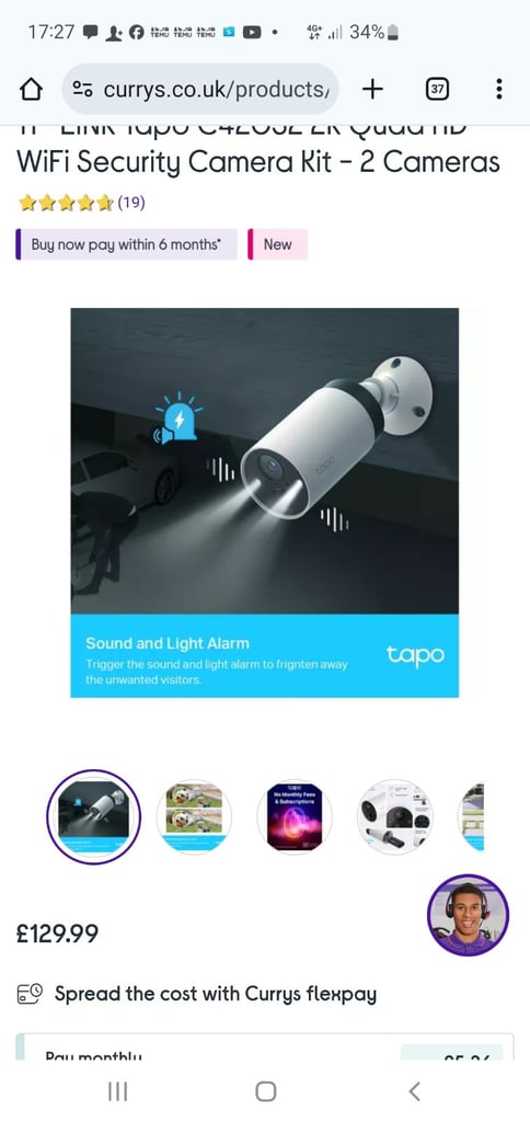 Tapo wireless CCTV