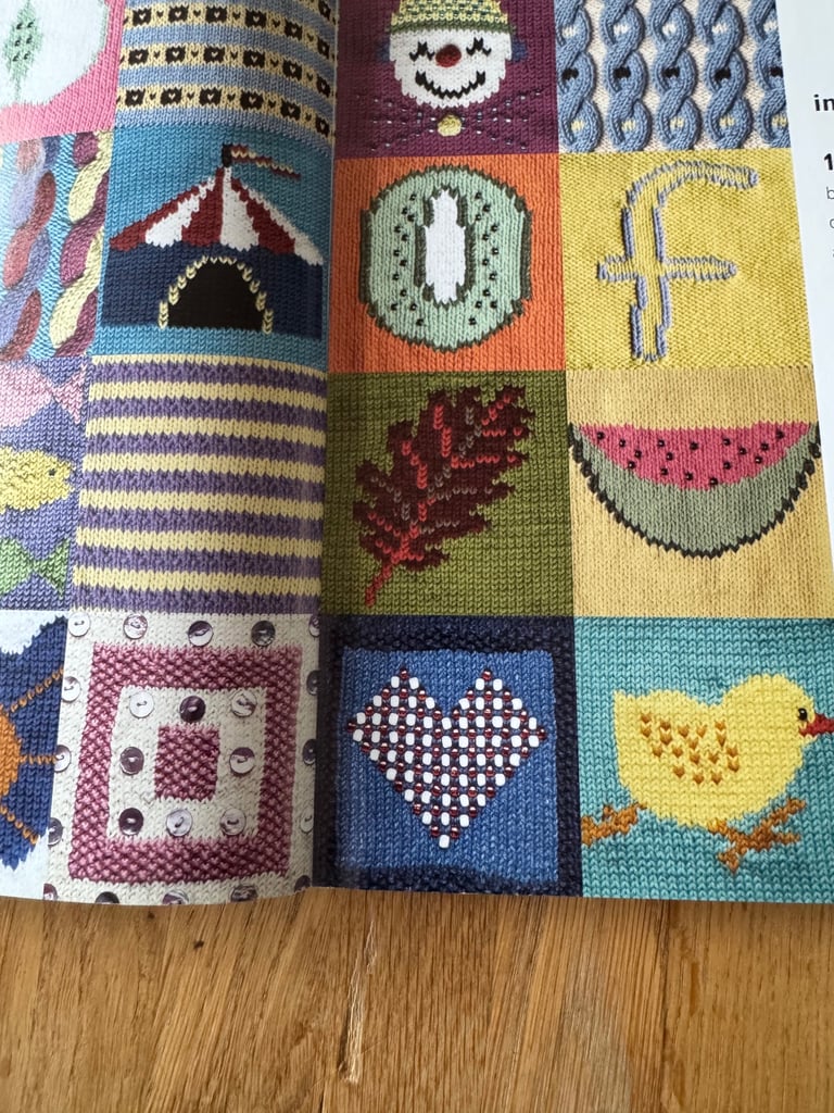 Book of knitting patterns