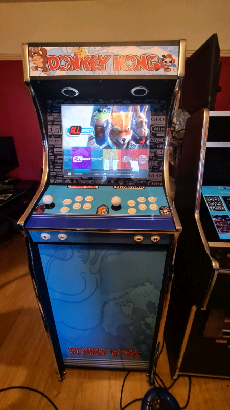 Donkey Kong Themed Multi Game Arcade Machine