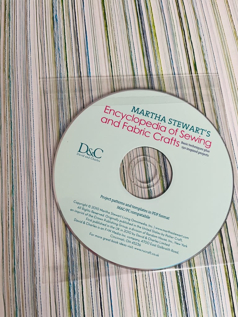 Encyclopaedia book & CD. of Sewing and Fabric Craft Book.