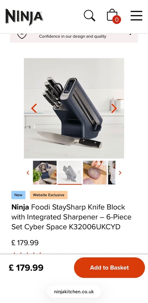 Ninja kitchen block