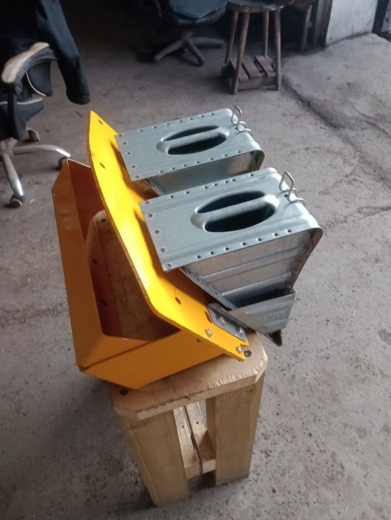 JCB telehandler wheel chock assembly kit 