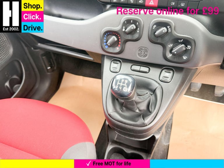 2014 Fiat Panda 1.2 Pop Euro 6 5dr HATCHBACK Petrol Manual