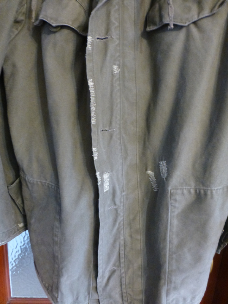 Vintage German Army Parka Jacket with removable Fleece Liner 