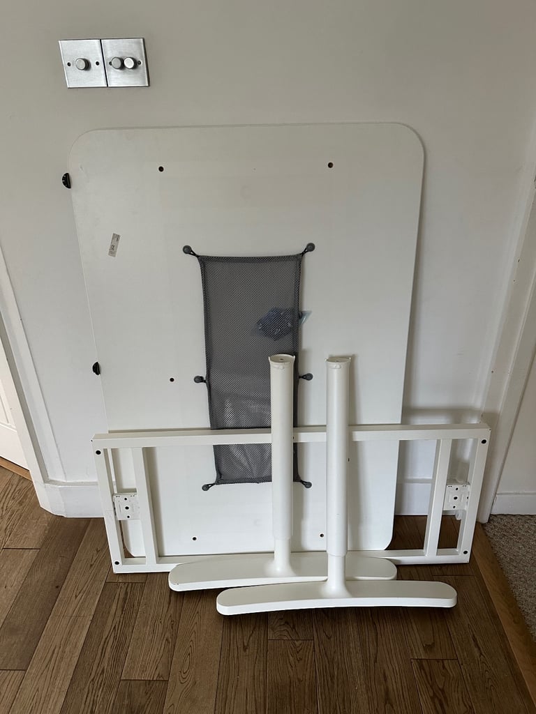Home office desk (white) - 80 x 120 cm