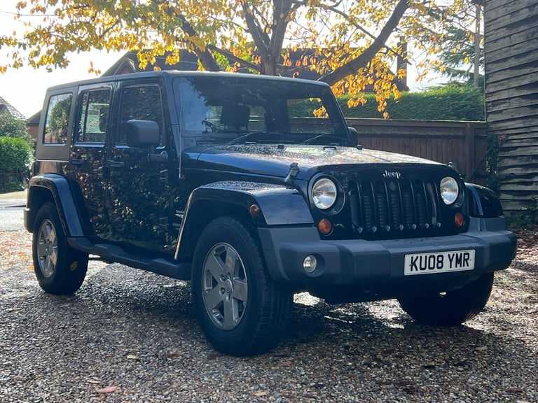 2008 Jeep Wrangler 2.8 CRD Sahara Unlimited 4dr Auto CONVERTIBLE DIESEL Automatic
