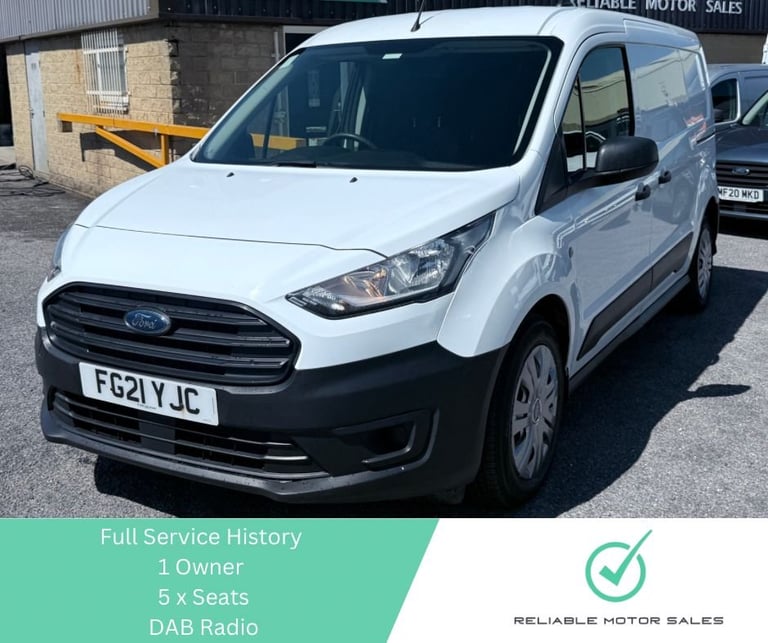image for 2021 Ford Transit Connect 1.5 230 EcoBlue Leader Crew Van Double Cab 6dr Diesel Manual L2 Euro 6 ...