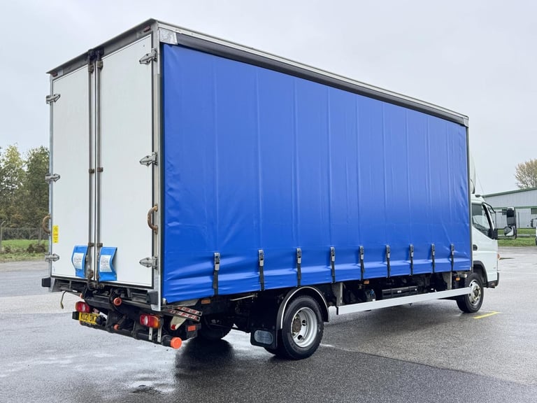 2021 21 Plate Euro 6, Mitsubishi Canter 7C18 20ft Curtainside Body Tail Lift 