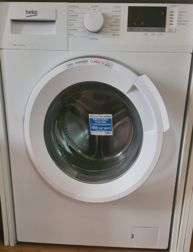 image for Beko WTL84151W Washing Machine (White)