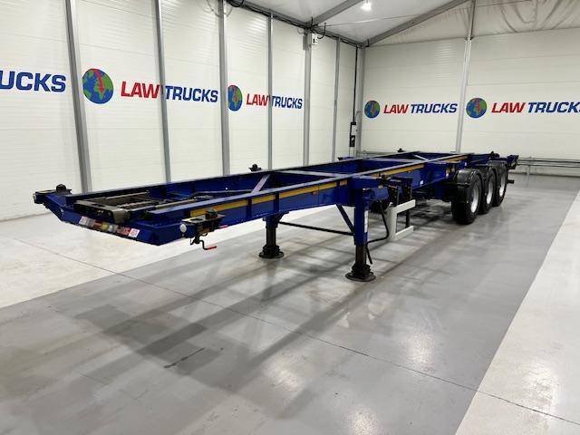 Dennison Tri Axle Sliding Skeletal Trailer BPW