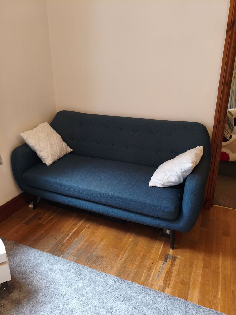image for Sofa - blue - from no pets and no smoking home