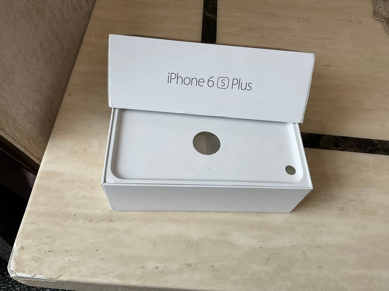 Empty box: iPhone 6s Plus, Space Gray, 16GB empty box £6