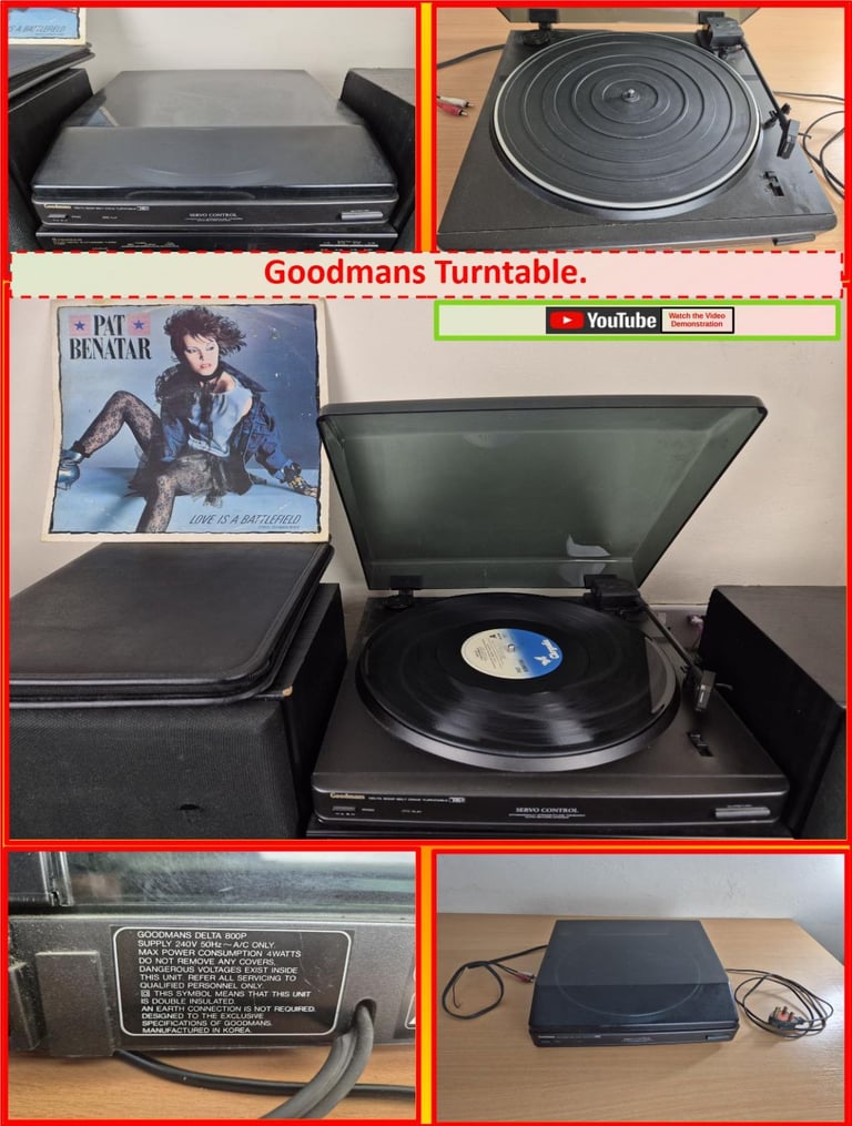 image for Goodmans Turntable.