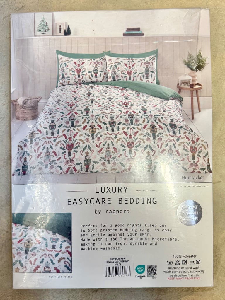 Nutcracker Duvet Set - Single