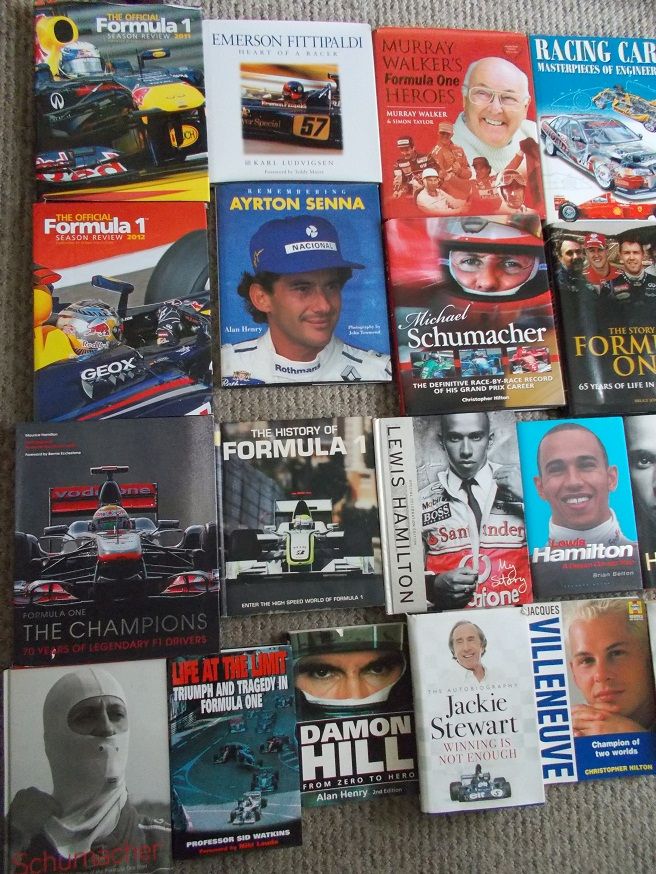 30 x F1 Formula one books