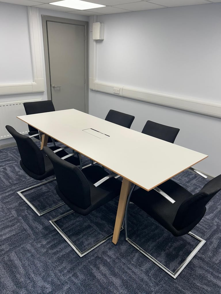 Steelcase branded Boardroom Meeting table for 6 to 8 people 220cm x 90cm