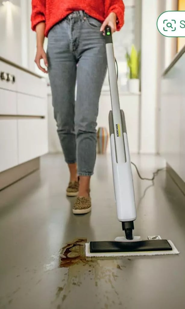 * LIKE NEW CONDITION * KARCHER * Upright Steam Floor Cleaner TILES WOOD FLOOR KITCHEN - MOP CLEANERl