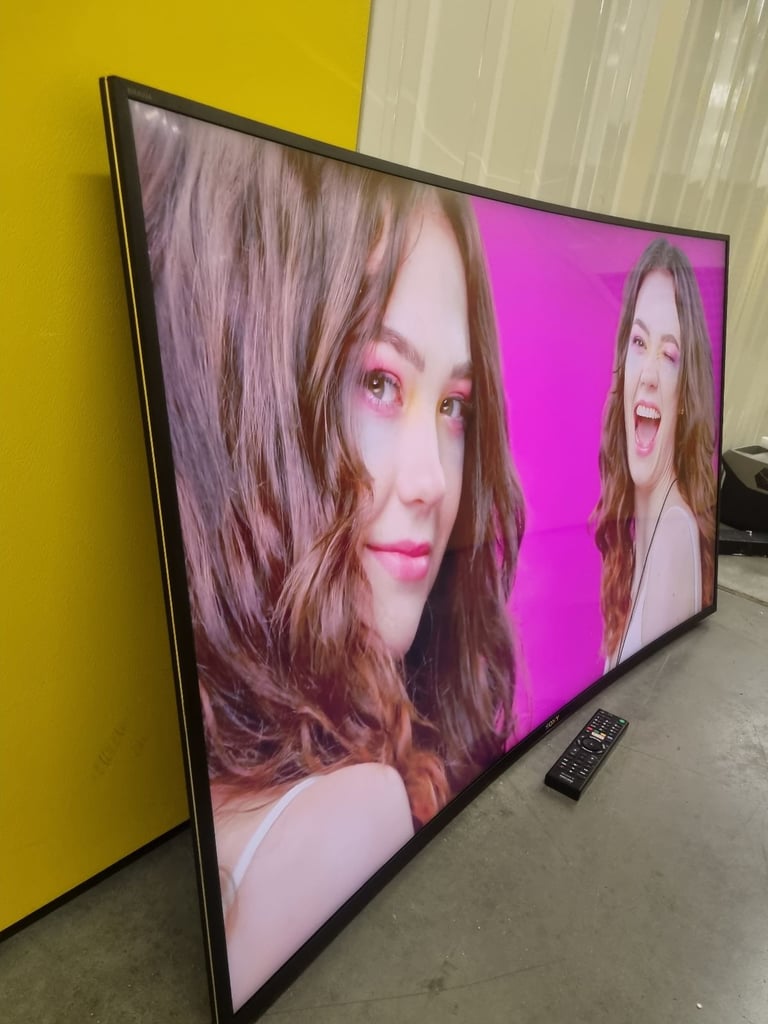 55" Sony Bravia Curve 4k Smart Ultra Uhd Led WiFi TV with REMOTE,YOUTUBE,NETFLIX £239