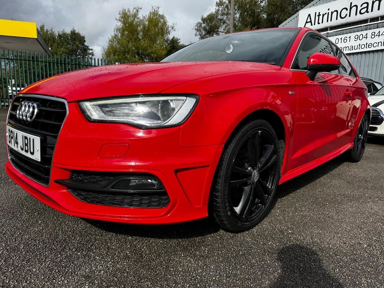 2014 Audi A3 1.4 TFSI S line Euro 6 (s/s) 3dr HATCHBACK Petrol Manual