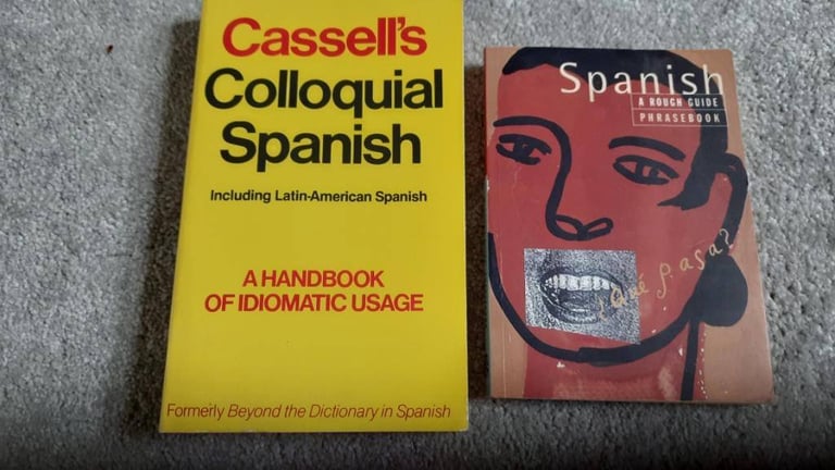 501 SPANISH VERBS GRAMMAR BOOK NEW + 2 free BOOKS