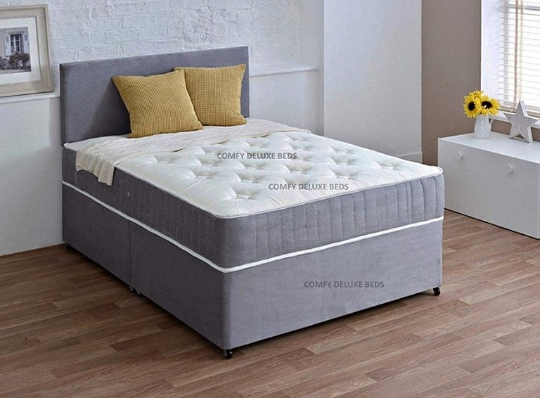 image for Massive Sale !! Brand new Double Divan beds with Mattress - Fast delivery 
