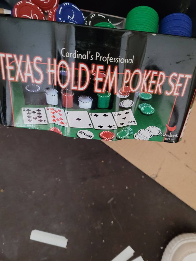 image for Poker table and chips
