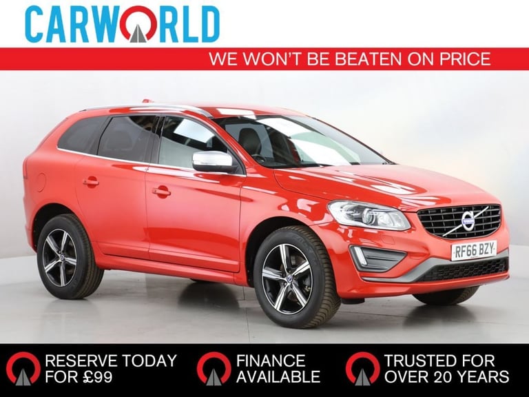 image for 2016 Volvo XC60 2.4 D5 R-Design Lux Nav SUV 5dr Diesel Manual AWD Euro 6 (s/s) (220 ps) Diesel Ma...