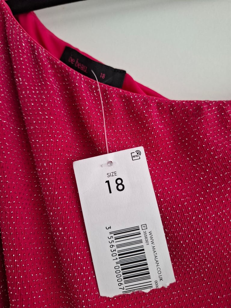image for Pink sparkly dress size 16/18