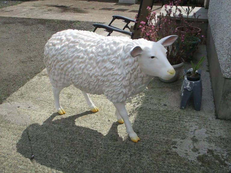 image for Large Fibreglass Sheep
