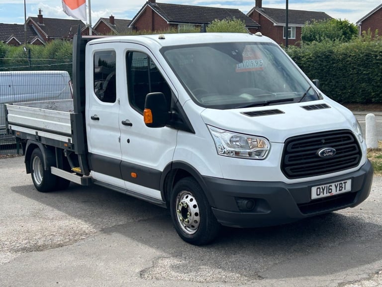 2016 Ford Transit 2.2 TDCi 350 Dropside 4dr Diesel Manual RWD L3 (219 g/km, 123 bhp) CHASSIS CAB ...