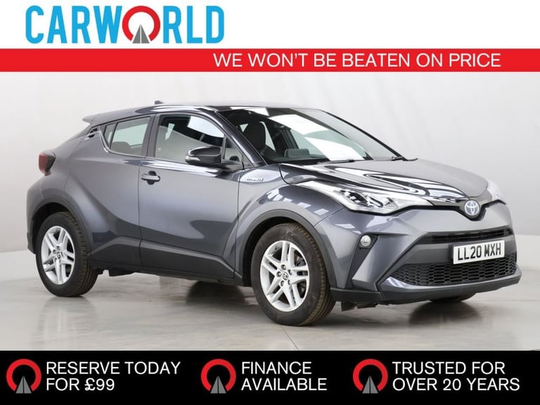 image for 2020 Toyota C-HR 1.8 VVT-h Icon SUV 5dr Petrol Hybrid CVT Euro 6 (s/s) (122 ps) HATCHBACK PETROL/...