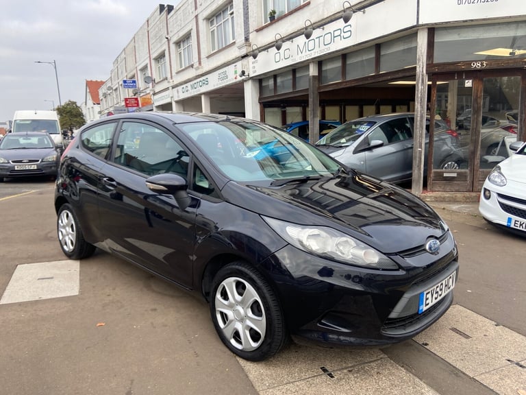 2009 Ford Fiesta 1.25 Panther Black Low Miles Low Insurance