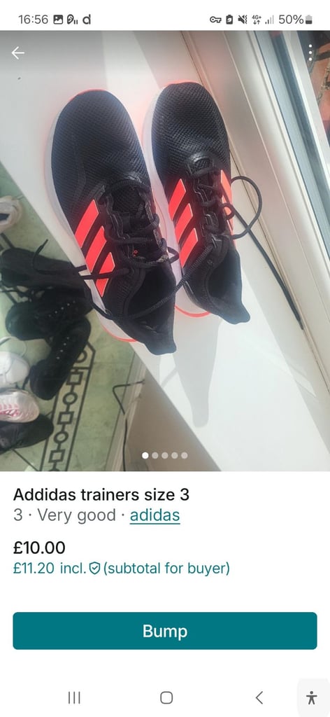 image for Ladies addidas trainers size 3