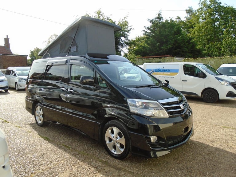 2008 TOYOTA ALPHARD CAMPER VAN,MOTORHOME,~OFF GRID SOLAR~FRIDGE/FREEZER~ULEZ