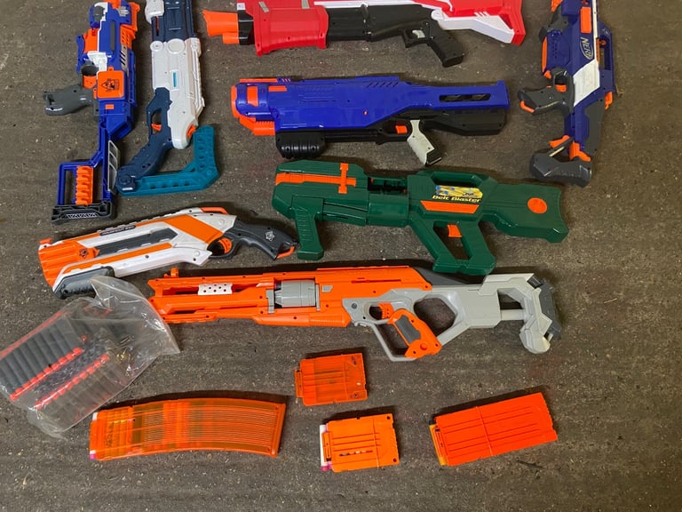 NERF ELITE Kids guns X 9 Bundles 