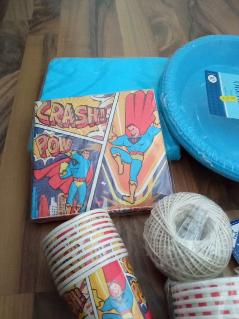 Boys party pack for birthday party 