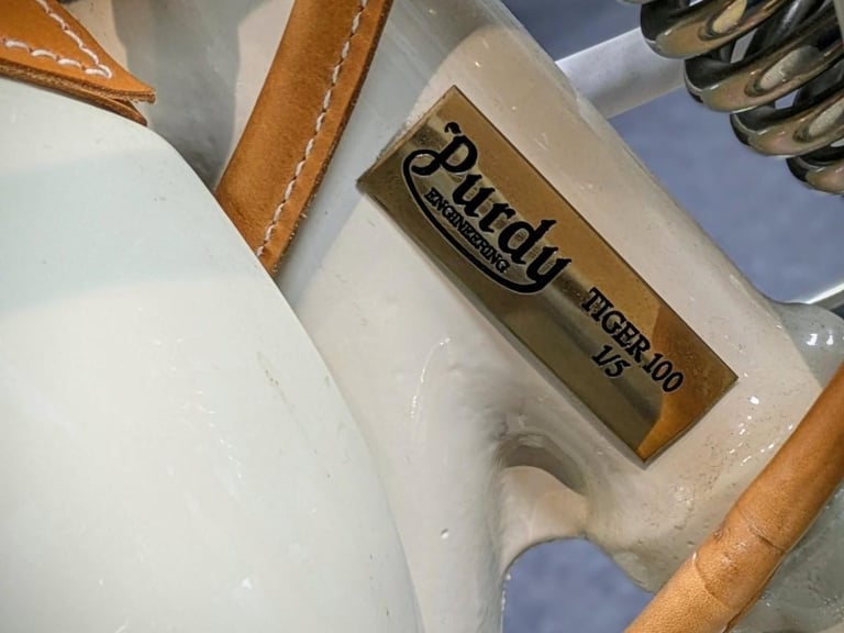 Triumph 500 Twin 1946 Classic collectors piece Purdy Engineering Special Amaz...