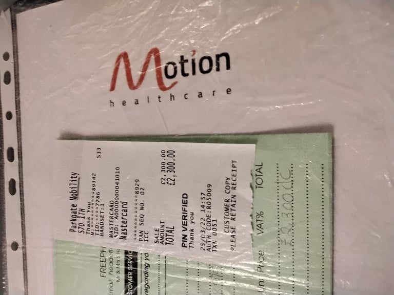 image for Motion Healthcare mLite folding mobility scooter