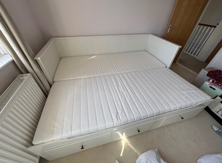 FREE DELIVERY - IKEA Hemnes Day bed + 2 Mattresses