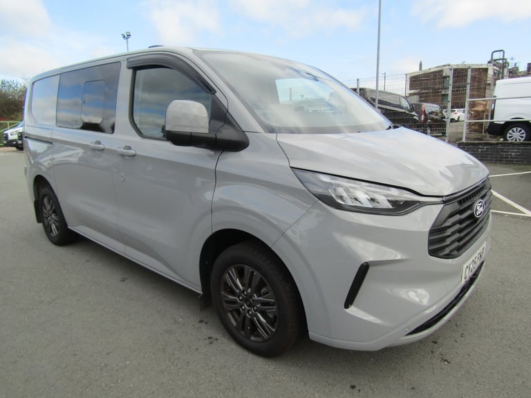 image for 2025 Ford Transit Custom 2.0D EcoBlue 170ps H1 Double Cab Van Limited Auto Crew Bus Diesel Automatic