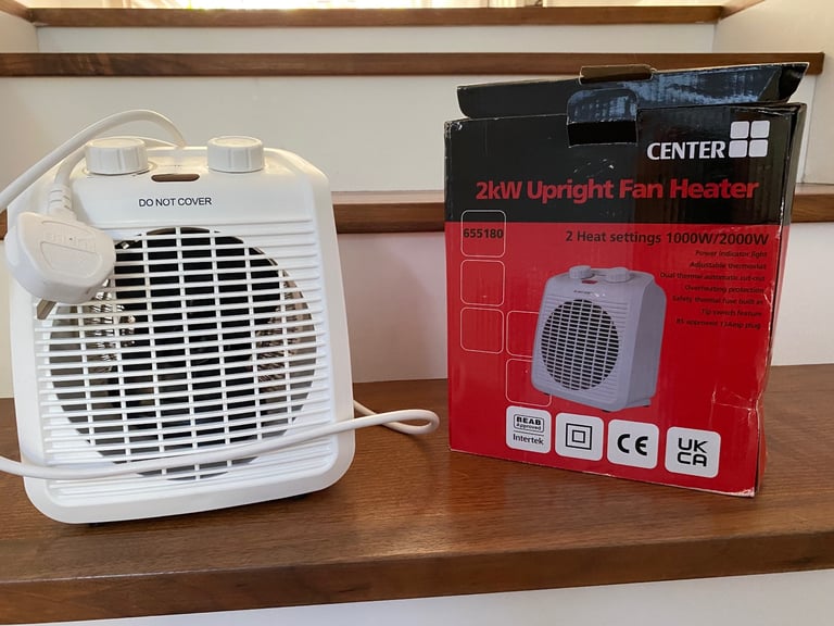 image for Two Fan Heaters Wolseley Centre 2kW