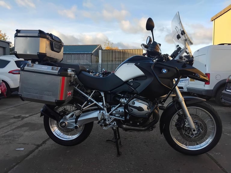 2007 07 BMW R 1200 GS AVENTURE TOURER R1200GS FULL LUGGAGE NEW MOT HPI CLEAR