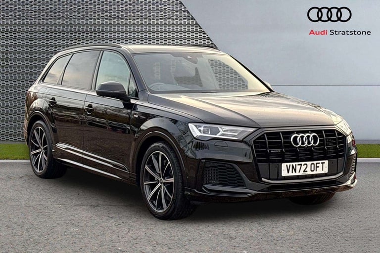 image for 2022 Audi Q7 55 TFSI Quattro Black Edition 5dr Tiptronic [C+S] SUV Petrol Automatic