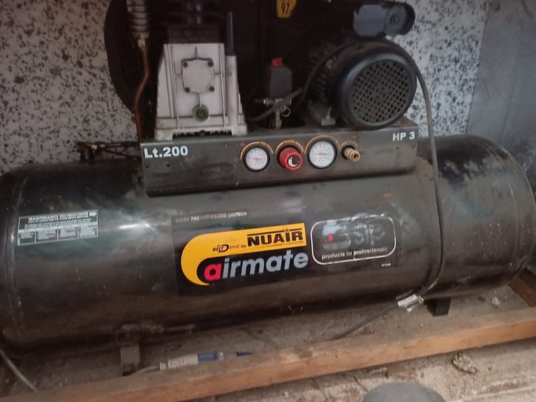 image for Nuair Airmate 2oo ltr Compressor