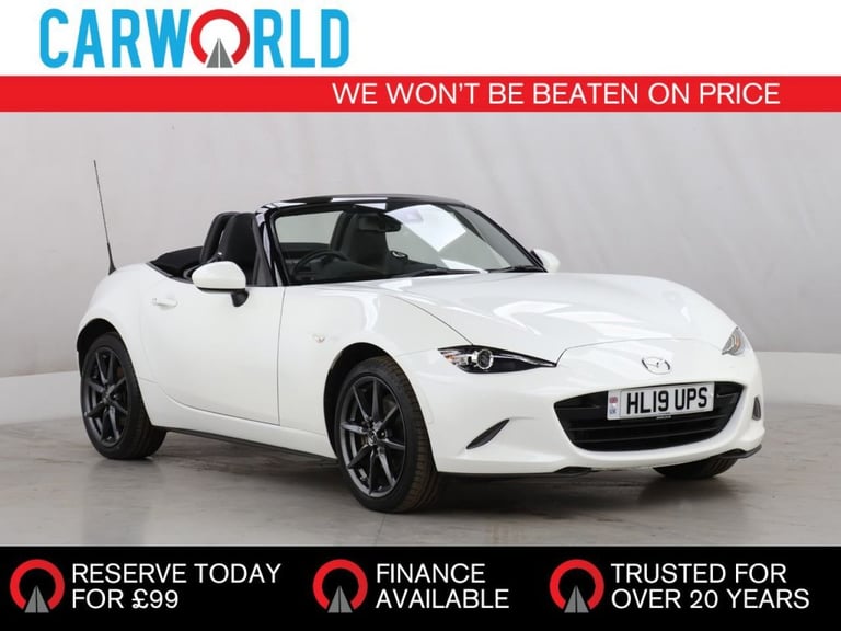 2019 Mazda MX-5 2.0 SKYACTIV-G Sport Nav+ Convertible 2dr Petrol Manual Euro 6 (s/s) (184 p Conve...